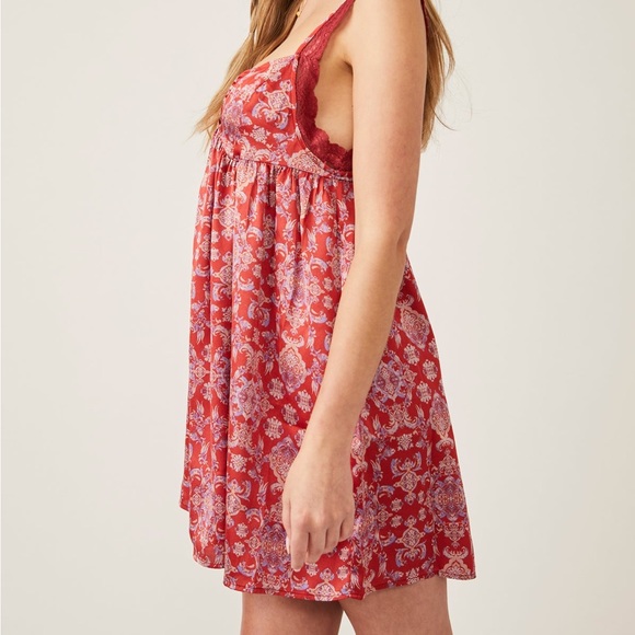 NWT Free People Misty Morning Trapeze Slip Dress - Picture 3 of 6